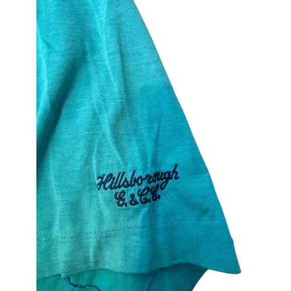 Vintage 80s/90s The Titleist Collection Sea Green Button Up Polo Shirt - Size L - Picture 4 of 5